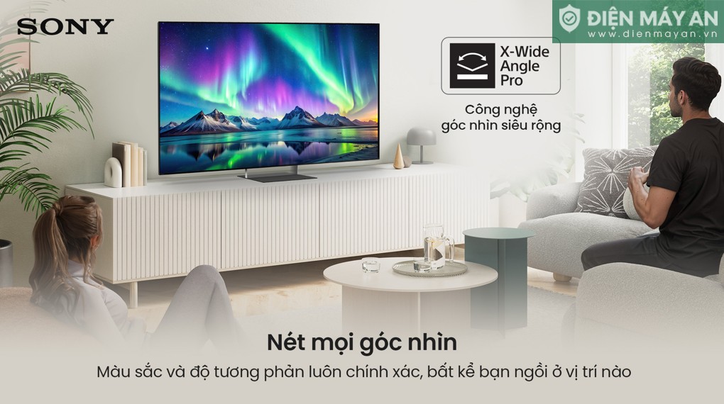 Google Tivi True RGB Sony AI 4K 75 inch K-75XR90M2
